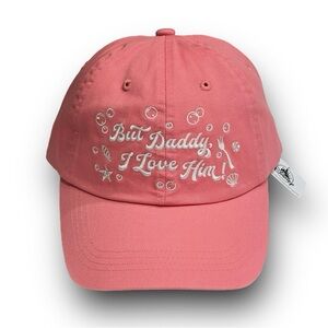 Disney Parks 2025 Ariel Swiftie But Daddy I Love Him Cap Hat Pink Little Mermaid